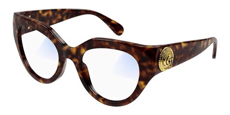 gucci round gold glasses|gucci blue light blocking glasses.